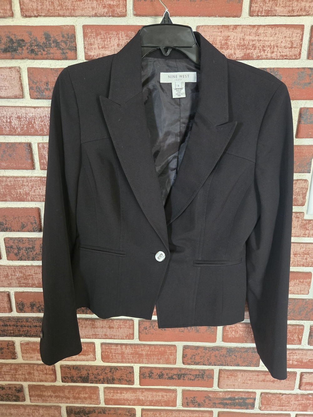 Nine West Black Single-Button Women's Blazer
